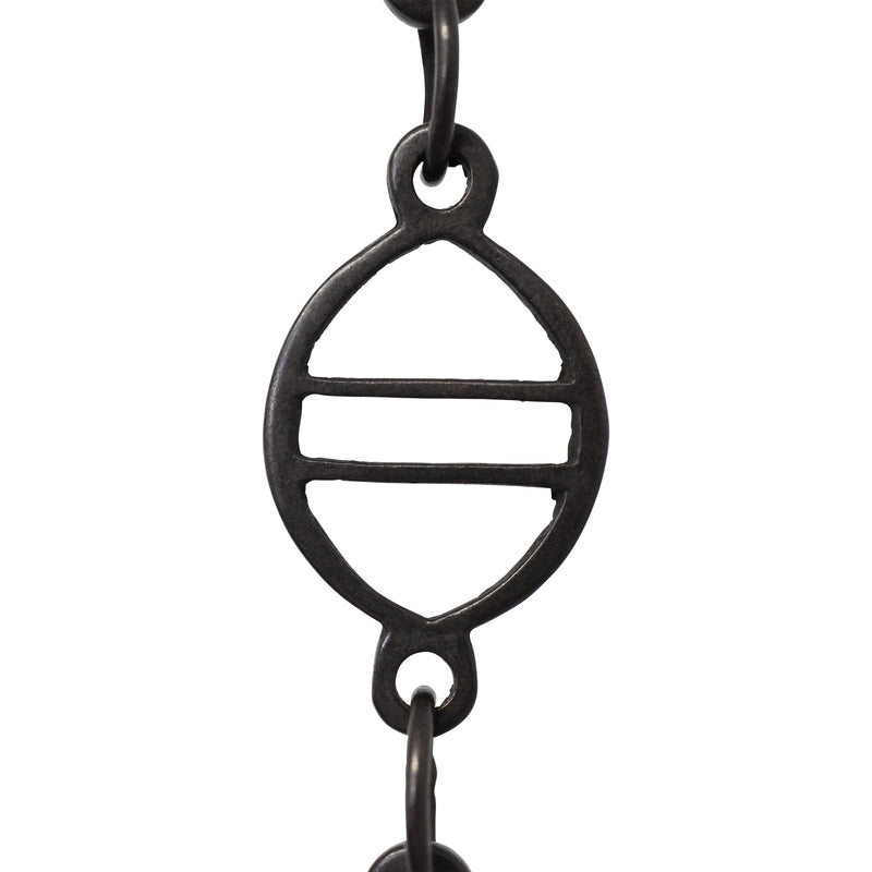 Chain BR46-W Designer Chandelier Chain with Welded Brass links and Oval Joining links, Antique Brass