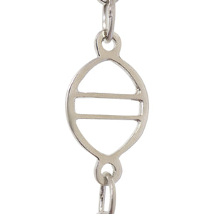 Chain BR46-W Designer Chandelier Chain with Welded Brass links and Oval Joining links, Antique Brass
