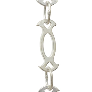 Chain BR47-W Designer Chandelier Chain with Welded Brass links and Oval Joining links, Antique Brass