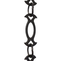Chain BR47-W Designer Chandelier Chain with Welded Brass links and Oval Joining links, Antique Brass
