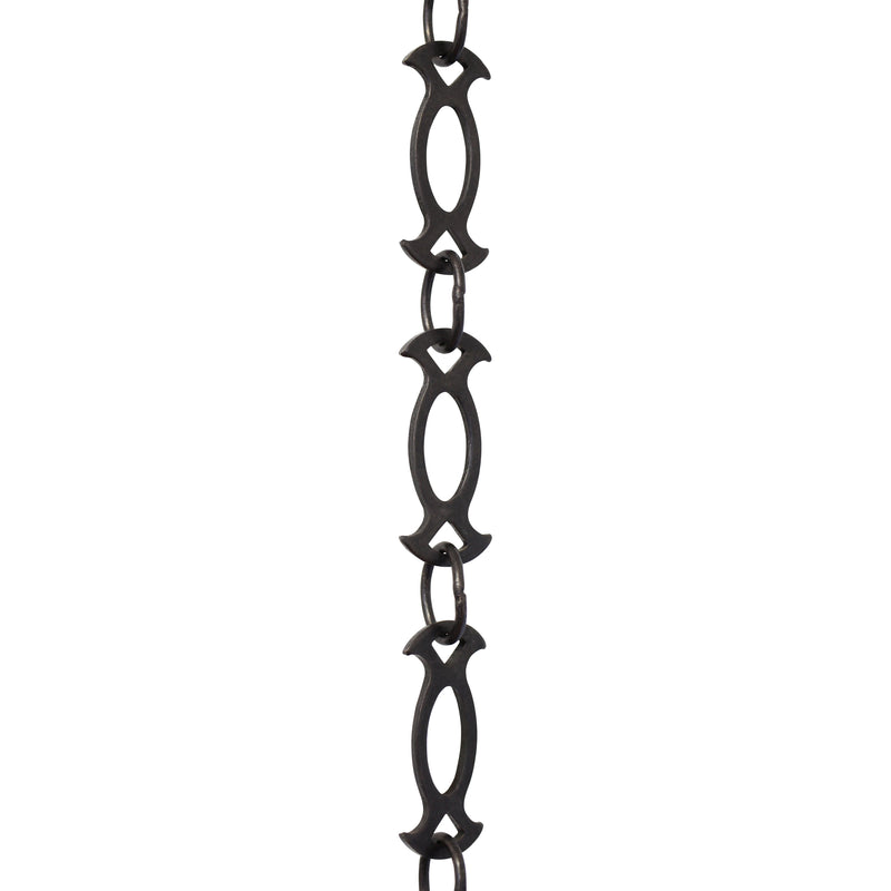 Chain BR47-W Designer Chandelier Chain with Welded Brass links and Oval Joining links, Antique Brass