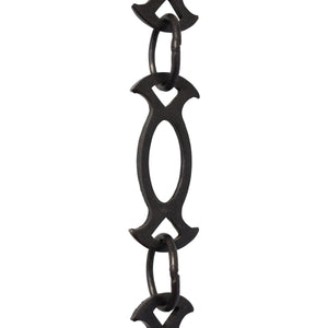 Chain BR47-W Designer Chandelier Chain with Welded Brass links and Oval Joining links, Antique Brass