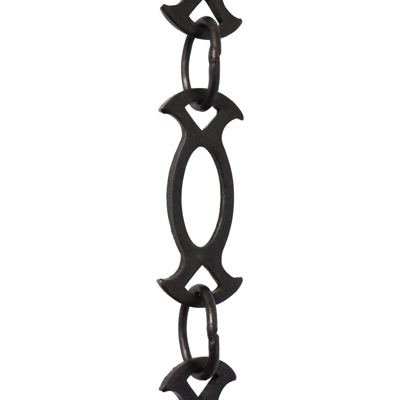 Chain BR47-W Designer Chandelier Chain with Welded Brass links and Oval Joining links, Antique Brass