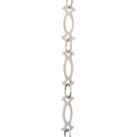 Chain BR47-W Designer Chandelier Chain with Welded Brass links and Oval Joining links, Antique Brass