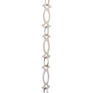 Chain BR47-W Designer Chandelier Chain with Welded Brass links and Oval Joining links, Antique Brass