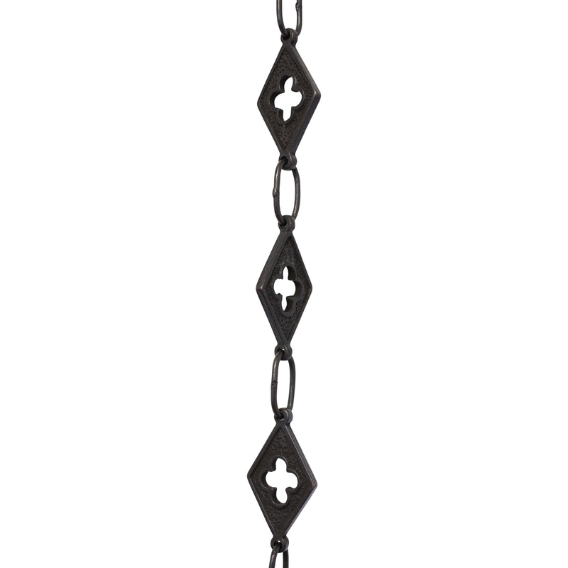 Chain BR48-W Vintage Chandelier Chain with Welded Brass links and Oval Joining links, Antique Brass