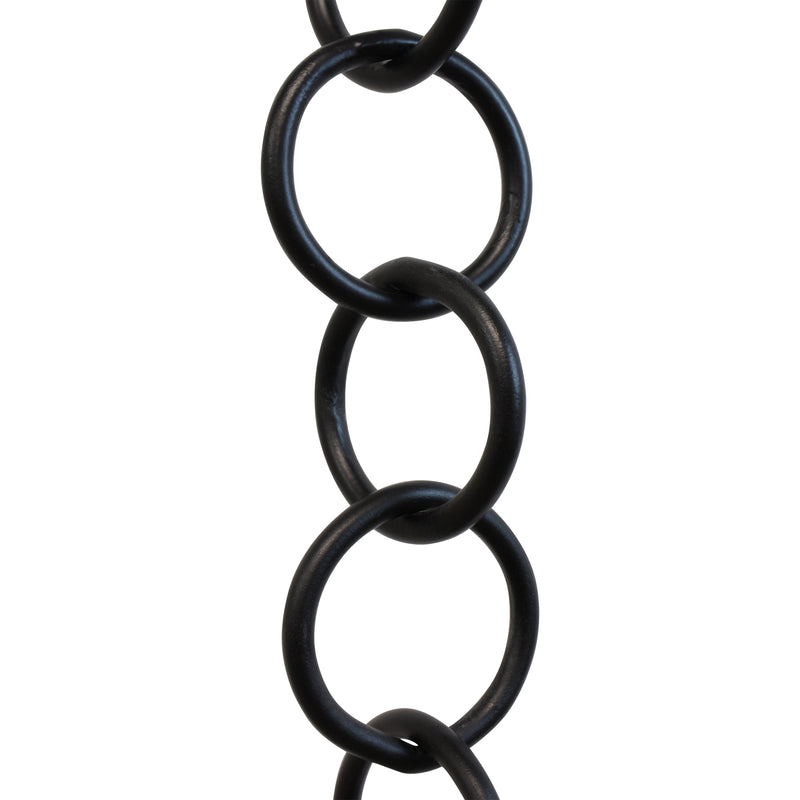 Chain IR41-W Round Ring Chandelier Chain with Welded Iron links, Antique Brass