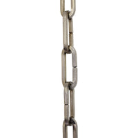 Chain IR49-U Standard Link, Coil Chandelier Chain with Rectangle Unwelded Iron links, Antique Brass
