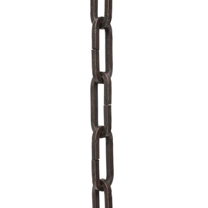 Chain IR49-U Standard Link Chandelier Chain with Unwelded Iron links, Antique Brass