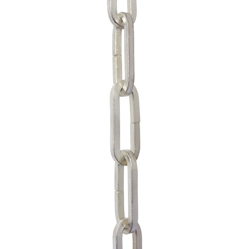 Chain IR49-U Standard Link, Coil Chandelier Chain with Rectangle Unwelded Iron links, Antique Brass
