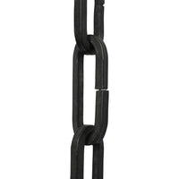 Chain IR49-U Standard Link, Coil Chandelier Chain with Rectangle Unwelded Iron links, Antique Brass