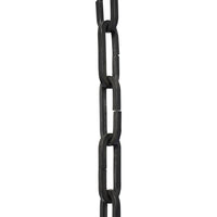 Chain IR49-U Standard Link, Coil Chandelier Chain with Rectangle Unwelded Iron links, Antique Brass