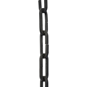 Chain IR49-U Standard Link, Coil Chandelier Chain with Rectangle Unwelded Iron links, Antique Brass
