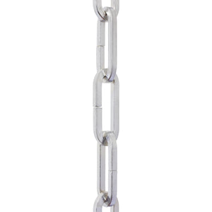 Chain IR49-U Standard Link, Coil Chandelier Chain with Rectangle Unwelded Iron links, Antique Brass