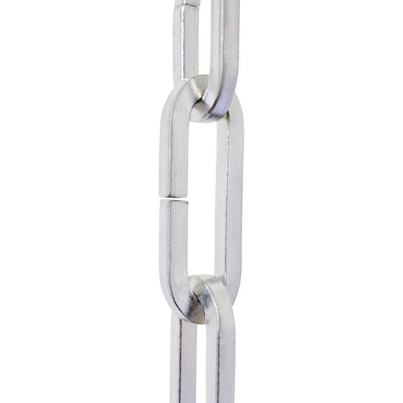 Chain IR49-U Standard Link, Coil Chandelier Chain with Rectangle Unwelded Iron links, Antique Brass