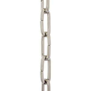 Chain IR49-U Standard Link, Coil Chandelier Chain with Rectangle Unwelded Iron links, Antique Brass