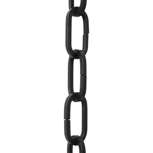 Chain IR49-U Standard Link, Coil Chandelier Chain with Rectangle Unwelded Iron links, Antique Brass