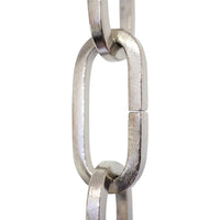 Chain IR49-U Standard Link, Coil Chandelier Chain with Rectangle Unwelded Iron links, Antique Brass