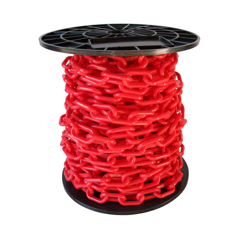 Chain PL55-U Standard Link Barrier Chain with Oval Unwelded Plastic links, Black