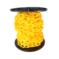 Chain PL55-U Standard Link Barrier Chain with Oval Unwelded Plastic links, Black