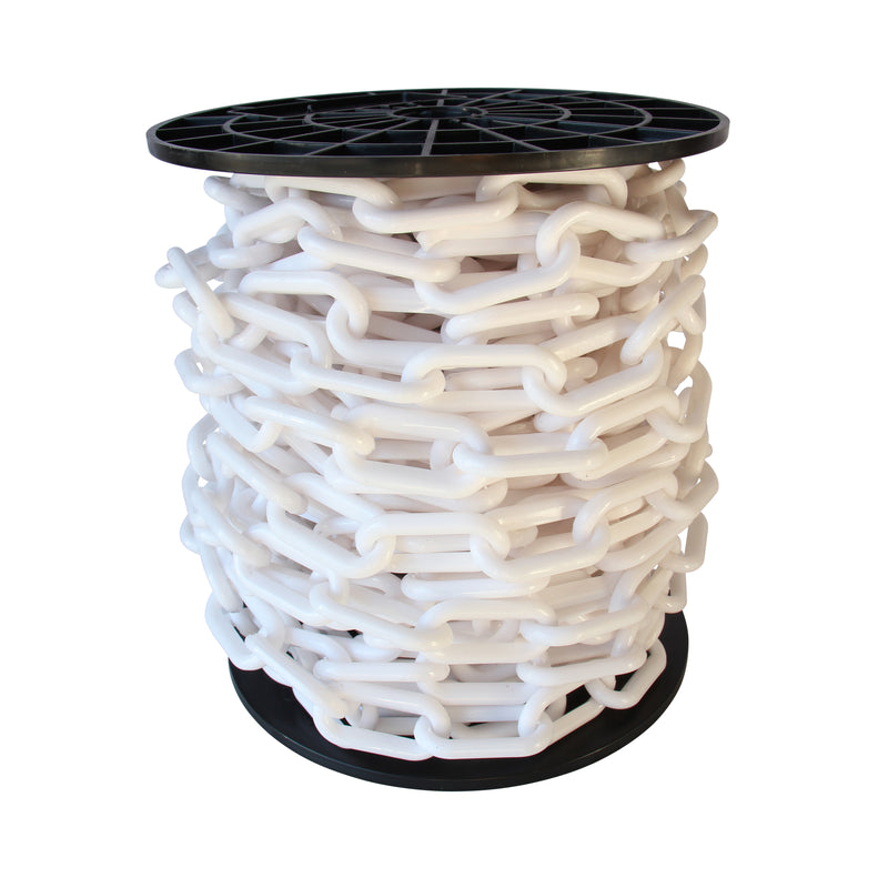 Chain PL55-U Standard Link Barrier Chain with Oval Unwelded Plastic links, Black