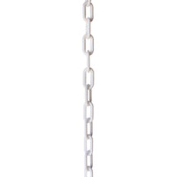 Chain PL55-U Standard Link Oval Barrier Chain with Unwelded Plastic links, Black