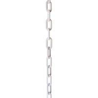 Chain PL55-U Standard Link Barrier Chain with Oval Unwelded Plastic links, Black