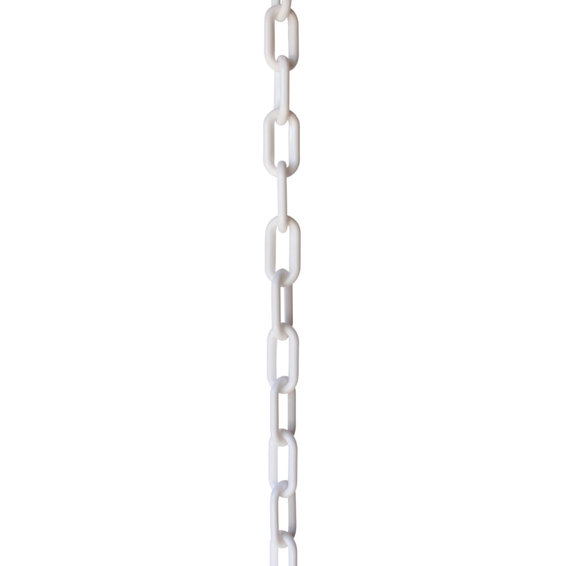Chain PL55-U Standard Link Oval Barrier Chain with Unwelded Plastic links, Black