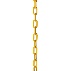 Chain PL55-U Standard Link Oval Barrier Chain with Unwelded Plastic links, Black