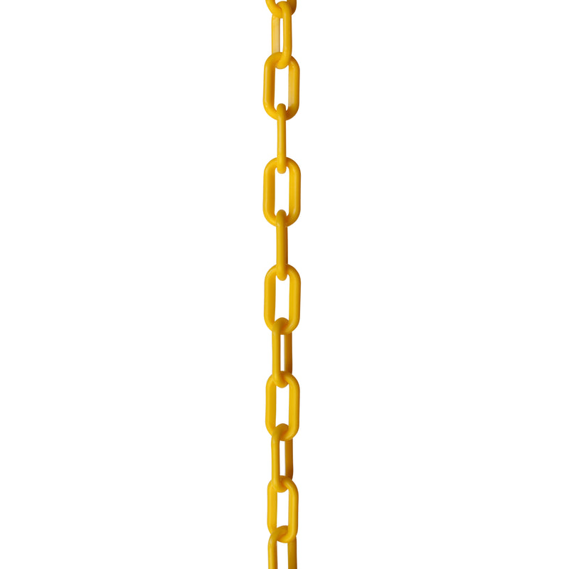 Chain PL55-U Standard Link Oval Barrier Chain with Unwelded Plastic links, Black
