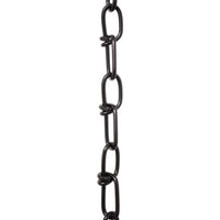 Chain SS52-U Double Loop Utility Chain with Unwelded Stainless Steel links, Black