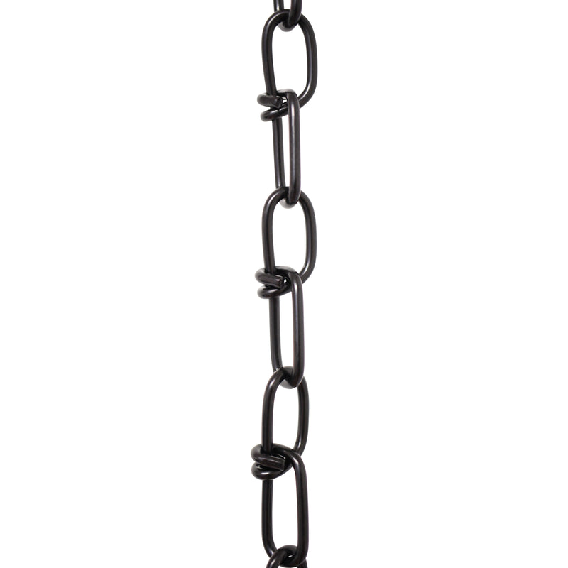 Chain SS52-U Double Loop Utility Chain with Unwelded Stainless Steel links, Black