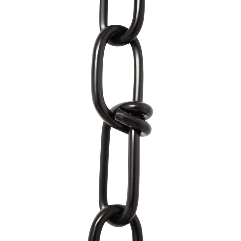 Chain SS52-U Double Loop Utility Chain with Unwelded Stainless Steel links, Black
