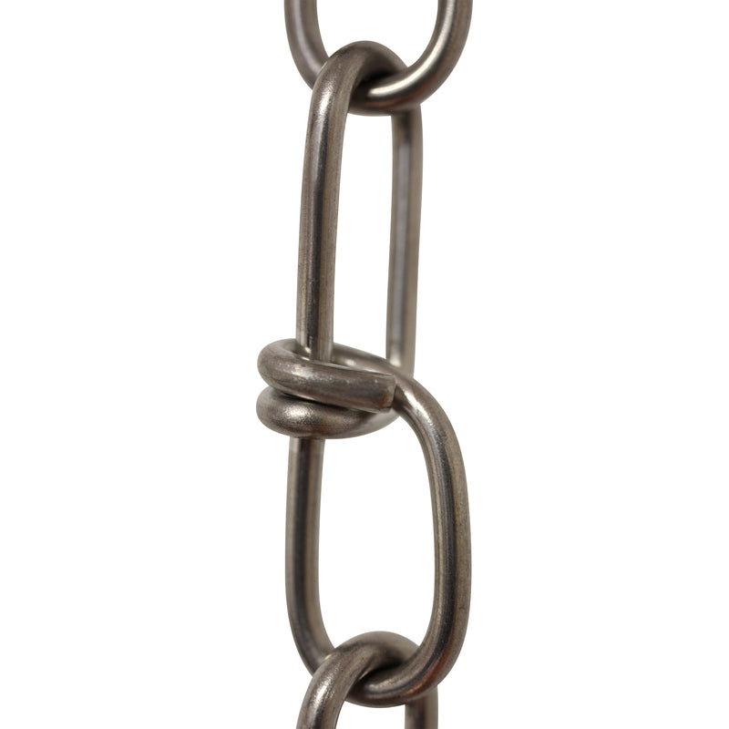 Chain SS52-U Double Loop Utility Chain with Unwelded Stainless Steel links, Black