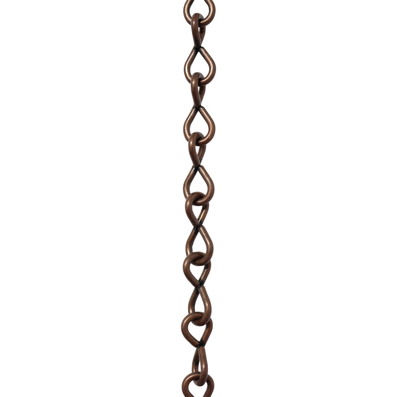 Chain ST50-U Single Jack Basket Chain with Unwelded Steel links, Antique Brass