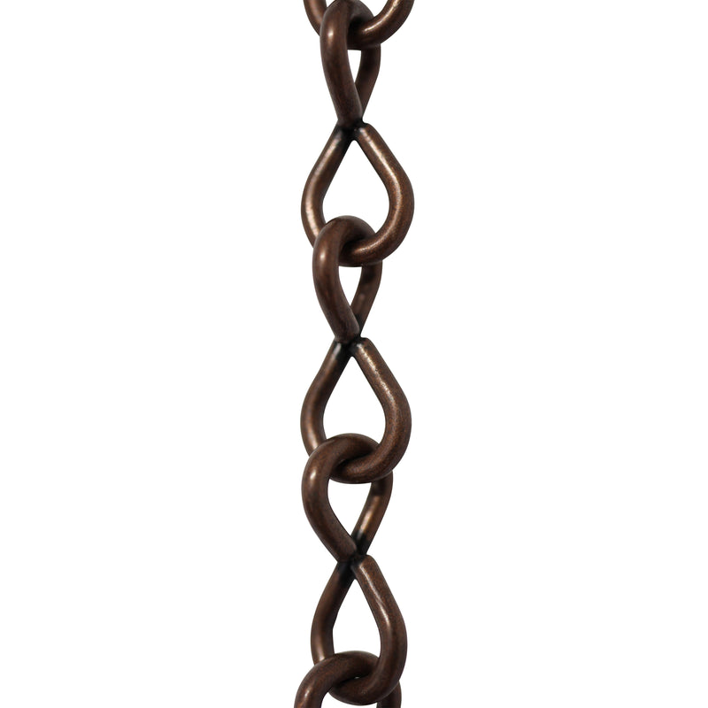 Chain ST50-U Single Jack Basket Chain with Unwelded Steel links, Antique Brass