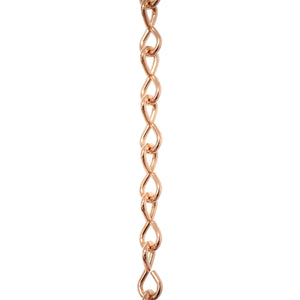 Chain ST50-U Single Jack Basket Chain with Unwelded Steel links, Antique Brass