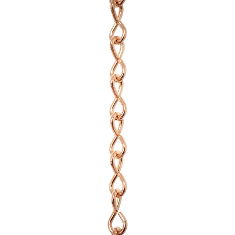 Chain ST50-U Single Jack Basket Chain with Unwelded Steel links, Antique Brass