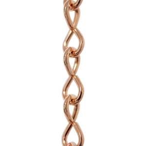Chain ST50-U Single Jack Basket Chain with Unwelded Steel links, Antique Brass