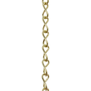 Chain ST50-U Single Jack Basket Chain with Unwelded Steel links, Antique Brass