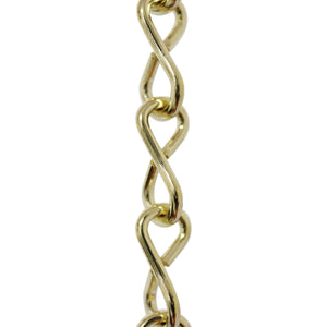 Chain ST50-U Single Jack Basket Chain with Unwelded Steel links, Antique Brass