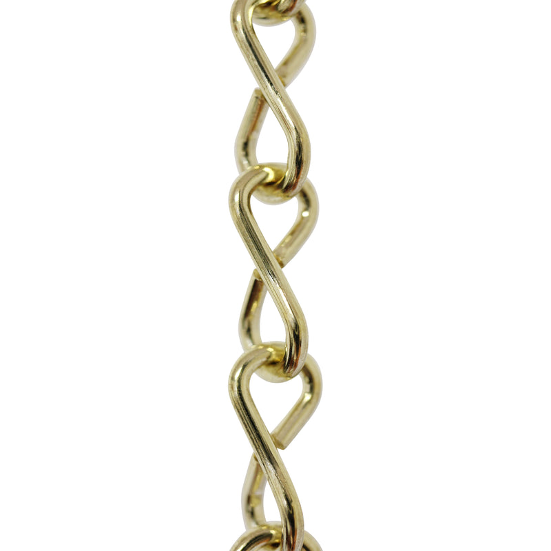 Chain ST50-U Single Jack Basket Chain with Unwelded Steel links, Antique Brass