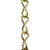 Chain ST50-U Single Jack Basket Chain with Unwelded Steel links, Antique Brass