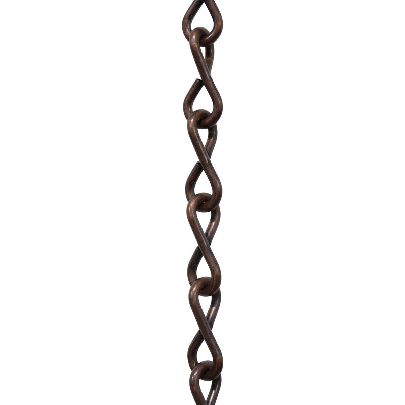 Chain ST50-U Single Jack Basket Chain with Unwelded Steel links, Antique Brass