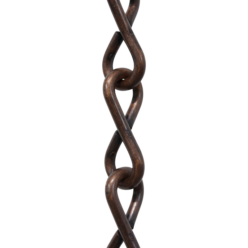 Chain ST50-U Single Jack Basket Chain with Unwelded Steel links, Antique Brass