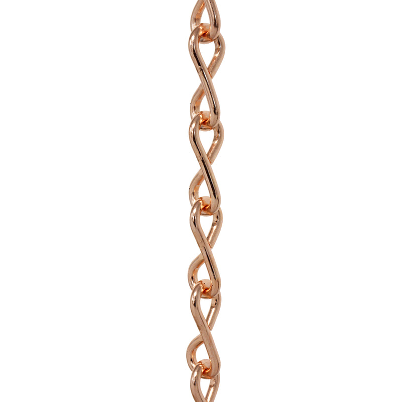 Chain ST50-U Single Jack Basket Chain with Unwelded Steel links, Antique Brass