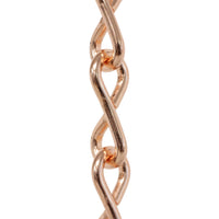 Chain ST50-U Single Jack Basket Chain with Unwelded Steel links, Antique Brass
