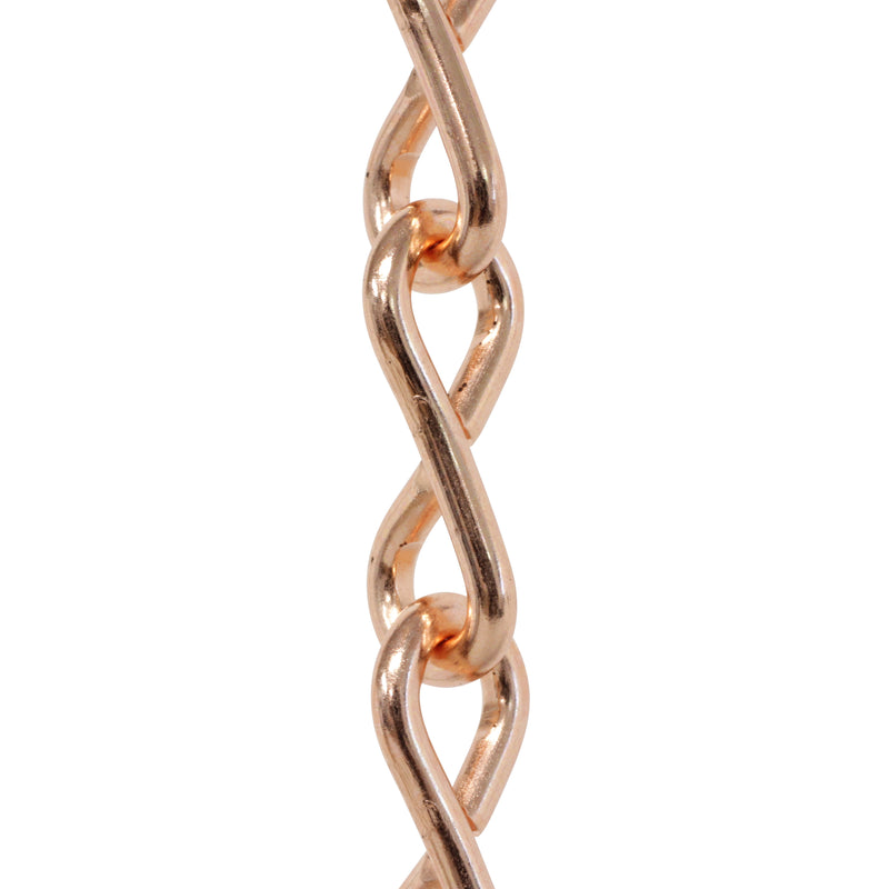 Chain ST50-U Single Jack Basket Chain with Unwelded Steel links, Antique Brass