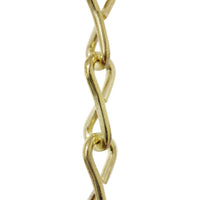 Chain ST50-U Single Jack Basket Chain with Unwelded Steel links, Antique Brass