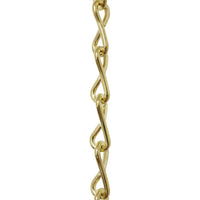 Chain ST50-U Single Jack Basket Chain with Unwelded Steel links, Antique Brass